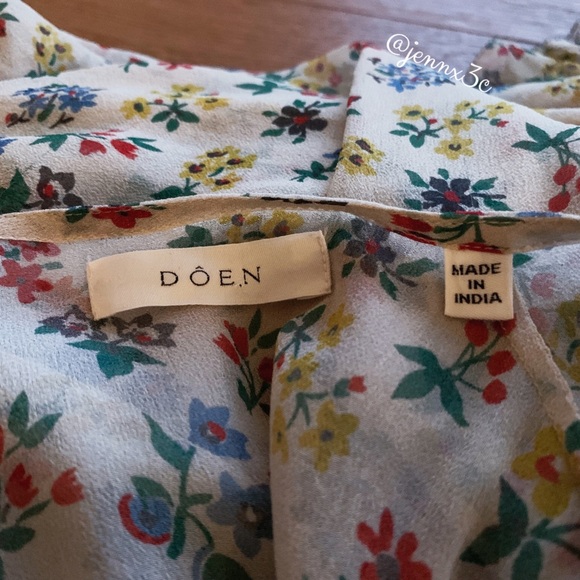 DÔEN Saffron Dress || Bouquet Floral - Picture 7 of 16